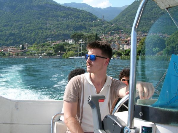 Driving the boat
