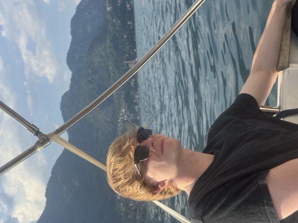 Friends on the boat